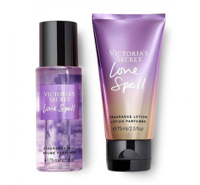 Victoria's secret Love Spell Fragrance Mist and Lotion Set набір парфюмований спрей і лосьйон для тіла